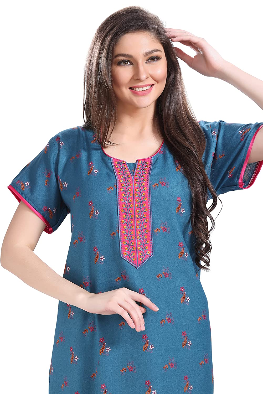 Zey Cotton Nightgowns for Women Sleeveless Sleepwear India | Ubuy