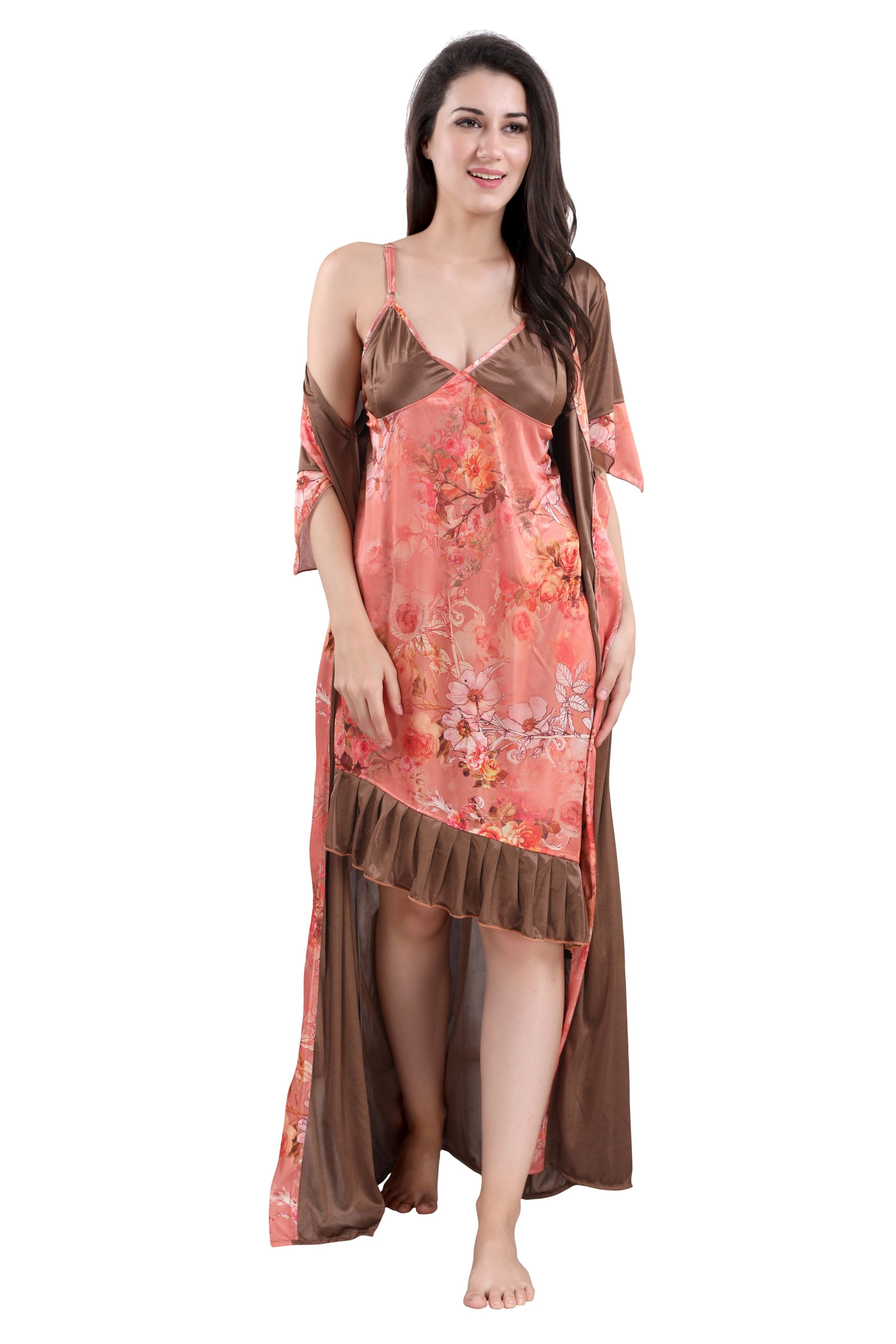 Buy Madhosh Fashion Women Night Gown Net Nightwear Online at desertcartINDIA